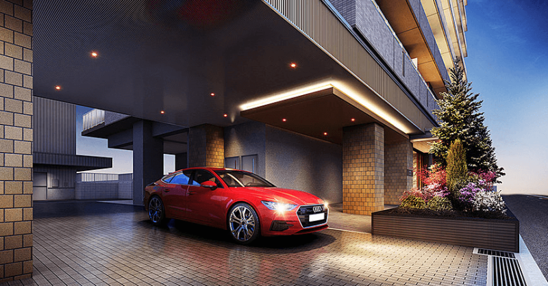 ファイル:ブランズタワー札幌大通公園 車寄せ完成予想図.png