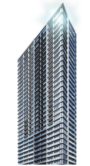 プレミストタワー靱本町　外観完成予想図