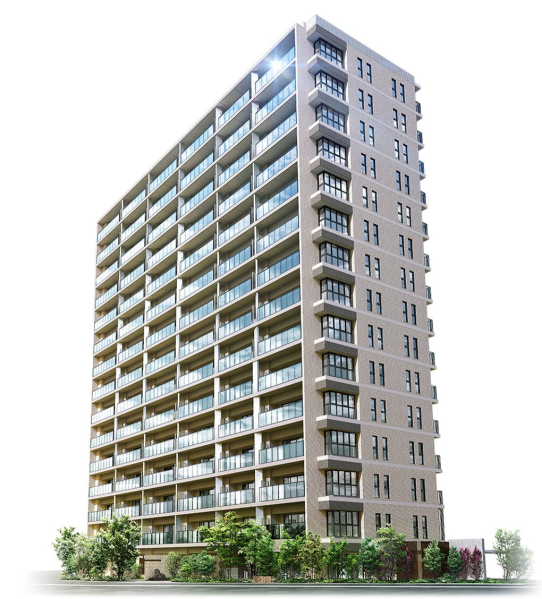 ファイル:ライオンズ朝霞ベルポートレジデンス 外観完成予想図.png