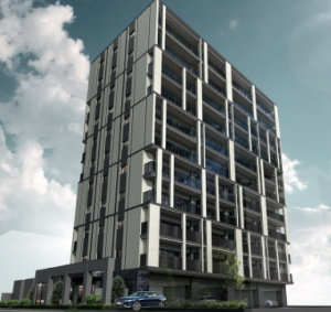 レーベン盛岡中央通りTHE VISAGE　外観完成予想図2