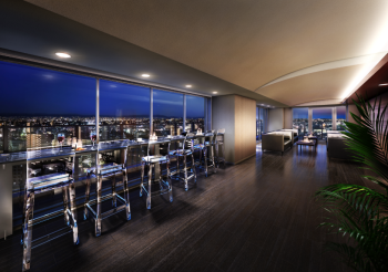 エクセルグランデ刈谷銀座タワー　スカイラウンジ（20階）完成予想CG