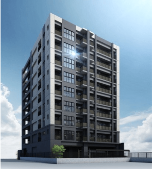 オープンレジデンシア鳥飼　外観完成予想図1