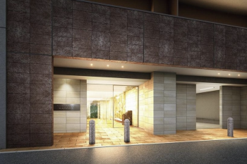 サンクレイドル名古屋　エントランスアプローチ完成予想図