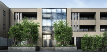 ジオ杉並松庵　エントエランスアプローチ完成予想図