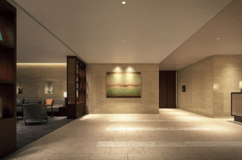 パークナード恵比寿　エントランスホール完成予想CG