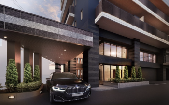 プレミスト札幌環状通東ステーションサイド　エントエランスアプローチ完成予想図