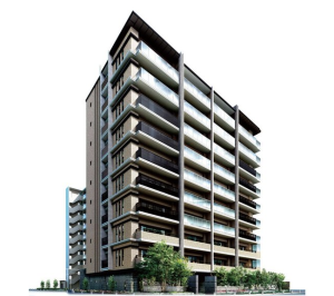 プレミスト茨木双葉町　外観完成予想図