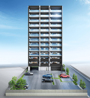 モアグレース西岐阜駅ライズ　外観完成予想図2