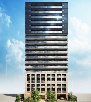 ライオンズ仙台五橋　外観完成予想図