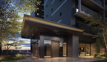 レ・ジェイド海老名　エントエランスアプローチ完成予想図