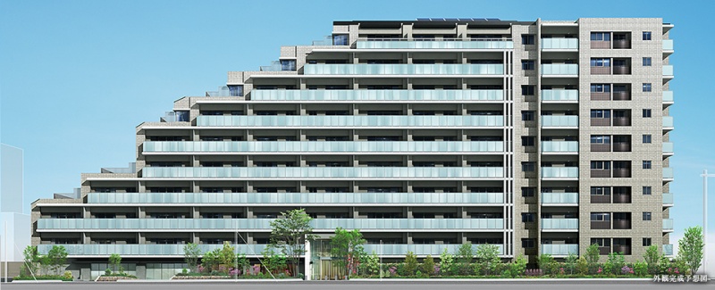 ファイル:ザ・パークハウス 東十条フレシア外観(2)CG.jpg