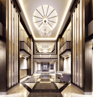 ザ・レジデンス高松 パークフロントタワー　エントエランスホール完成予想図