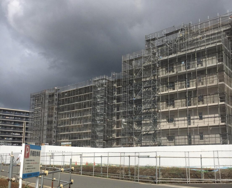 ファイル:ソライエ流山おおたかの森 建設現場その２(2018.7.29).jpg