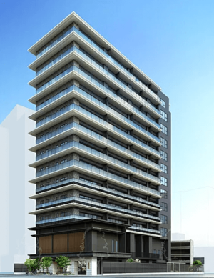 パークホームズ市川真間　外観完成予想図