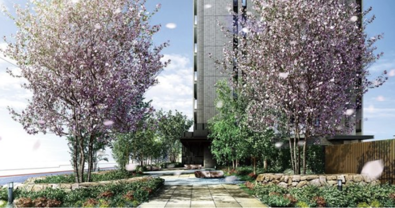 ファイル:プラウドつくば エントランスアプローチ完成予想図.png