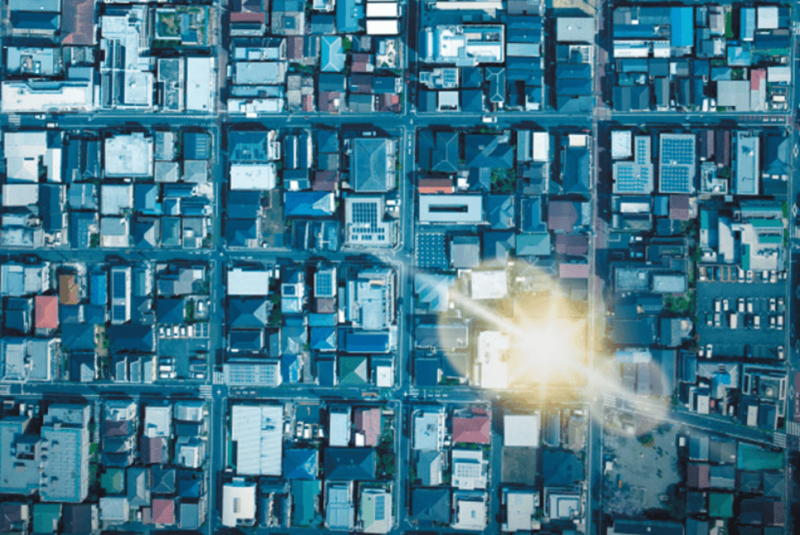 ファイル:プレシスヴィアラ鵜の木 航空写真CG合成.png