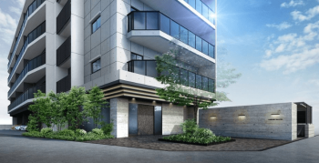 ランドアーク長丘　エントエランスアプローチ完成予想図