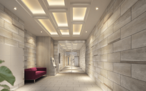 レジデンシャル中島川 THE SUITE（ザ・スイート）　エントランスホール完成予想図