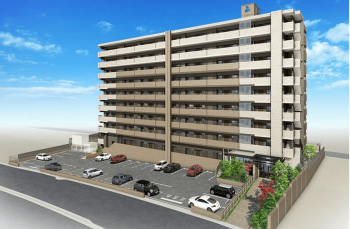 アルファスマート筑紫駅　外観完成予想図1