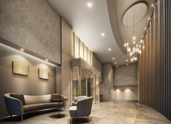 クレストタワー西日暮里　エントエランスホール完成予想図