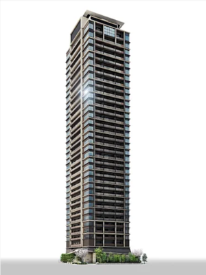 グランドメゾン梅田レジデンスタワー　外観完成予想図2