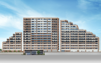 博多グランミライプロジェクト　外観完成予想図