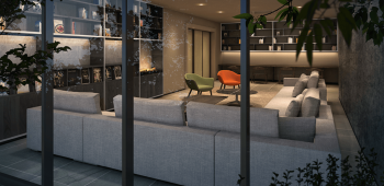 MJR千早ブランシエラ　ライブラリーラウンジ完成予想CG