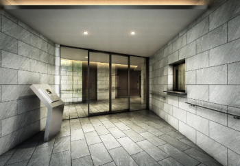 アルファステイツ佐世保駅前　風除室完成予想図