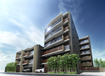 クリオ鵠沼海岸　外観完成予想図