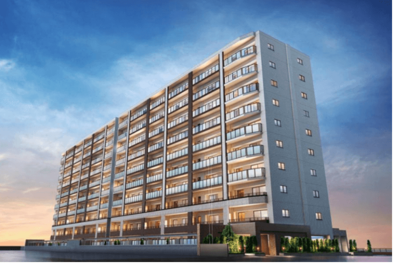 ファイル:クリーンリバーフィネス月寒ミッドステージ 外観完成予想CG1.png