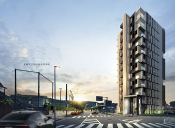 クレアホームズ松山東高前　外観完成予想図