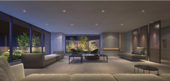 グランドオーク浦上テラス　ラウンジ完成予想図