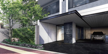 グランドメゾン百道1丁目　エントランスアプローチ完成予想図