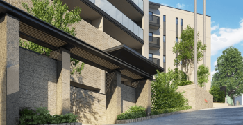 ザ・パークハウス 鷺沼　エントエランスアプローチ完成予想図