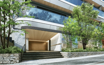 ディアナコート大井町翠景　エントランスアプローチ完成予想CG