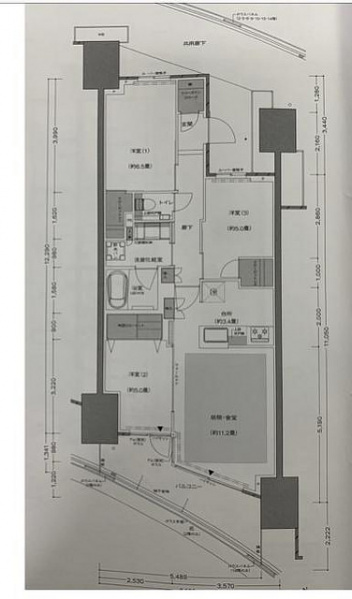 ファイル:プラウドシティ東雲キャナルマークス 間取り例1.jpg