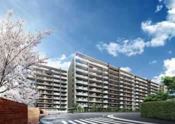 レーベン検見川浜GRANVARDI　外観完成予想図1