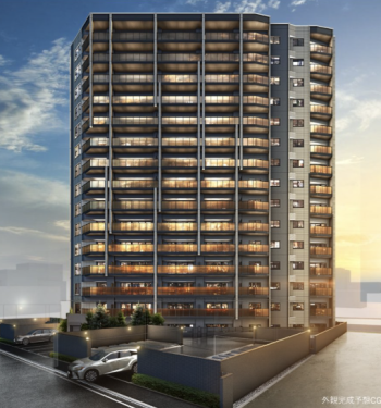 二十四軒PROJECT　外観完成予想図