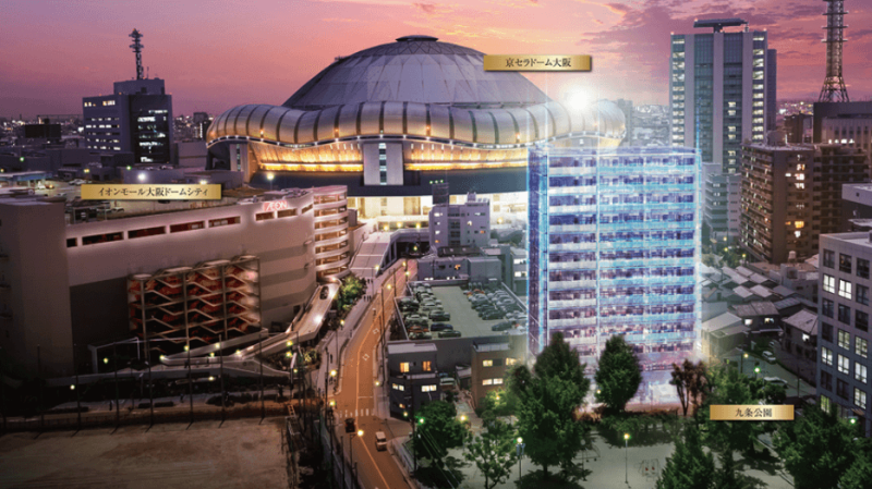 ファイル:プレサンス ドームシティ 周辺写真CG合成.png