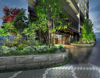 マストスクエア金山　エントエランスアプローチ完成予想図