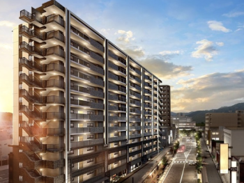 レーベン上田中央 GALLDEA　外観完成予想図2