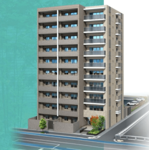 ワコーレ魚崎北町レジデンス　外観完成予想図