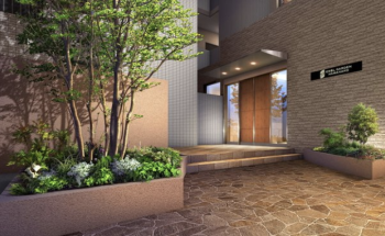 エンブルガーデン浜名湖　エントランスアプローチ完成予想図