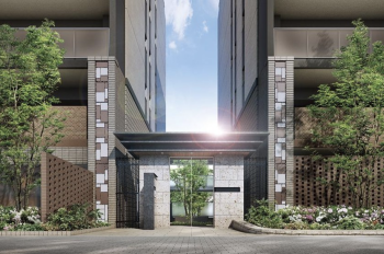 シエリア西宮武庫川　メインエントラス完成予想図