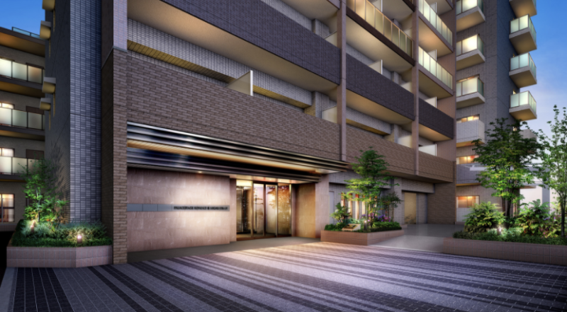 ファイル:パレステージ江北III東館 エントランスアプローチ完成予想図.png