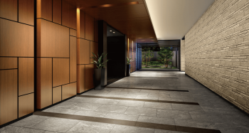 プラウド武庫之荘アベニュー　エントランスホール完成予想CG