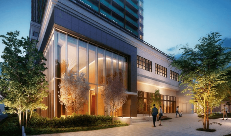 ファイル:リビオタワー羽沢横浜国大 エントエランスアプローチ完成予想図.png