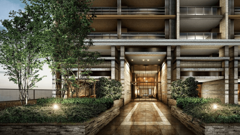 ファイル:レーベン高岡駅前 THE TOWER エントエランスアプローチ完成予想図.png