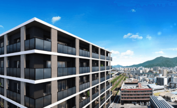 サンパーク陣原駅前EXIA　外観完成予想図2