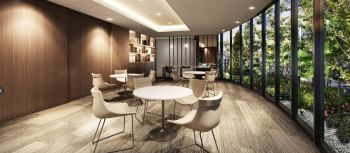 ポレスター北上レジデンス　ラウンジ完成予想CG1